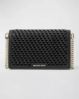 Сумка через плечо Jet Set среднего размера с цепочкой и клапаном MICHAEL Michael Kors, цвет Black