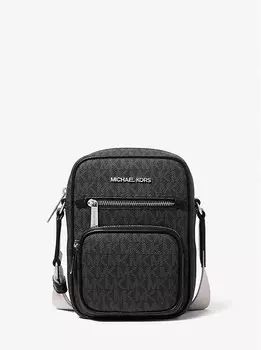 Сумка через плечо Jet set среднего размера с фирменным логотипом Michael Kors, черный
