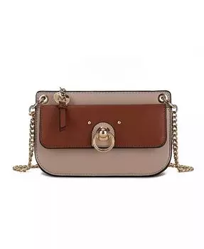 Сумка через плечо Jill в стиле колор-блок от Mia K Mkf Collection, бежевый