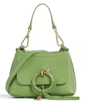 Сумка через плечо Joan из мелкозернистой яловой кожи. See By Chlo, зеленый