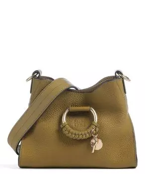 Сумка через плечо Joan из зернистой яловой кожи. See By Chlo, зеленый