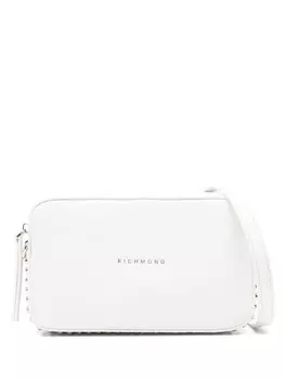Сумка через плечо John Richmond, украшенная заклепками, белый
