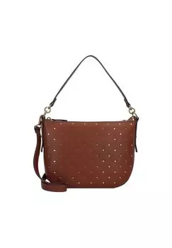 Сумка через плечо Jolie кожаная 29 см FOSSIL, коричневый