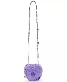 Сумка через плечо Jozi Heart из коллаборации с Emily in Paris Kipling, цвет Furry Lilac