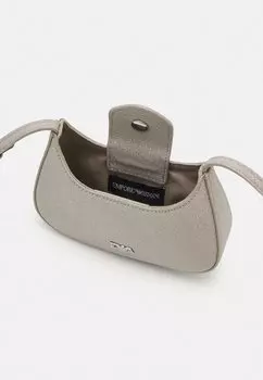 Сумка через плечо JUNIOR GIRL'S MINI BAG UNISEX Emporio Armani, серебристый