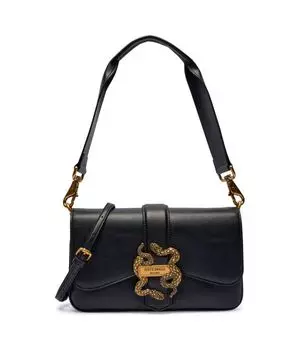 Сумка через плечо Just Cavalli с пряжкой, черный
