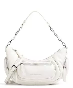 Сумка через плечо K/City среднего размера из переработанного полиэстера и искусственной кожи. Karl Lagerfeld, белый