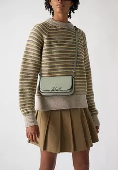 Сумка через плечо K/SIGNATURE CROSSBODY KARL LAGERFELD, зеленый