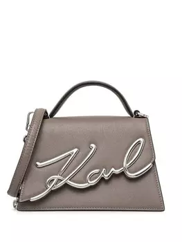 Сумка через плечо K/Signature Karl Lagerfeld, серый