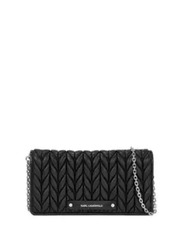 Сумка через плечо K/Weave KARL LAGERFELD, черный
