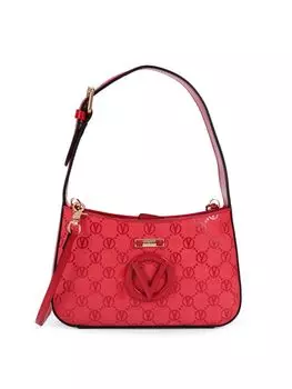 Сумка через плечо Kai из замши и кожи Mario Valentino, цвет Tango Red