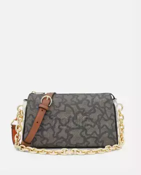 Сумка через плечо Kaos Icon черного цвета с логотипом Tous, черный