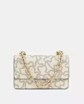 Сумка через плечо Kaos Icon с клапаном Tous, цвет Beige