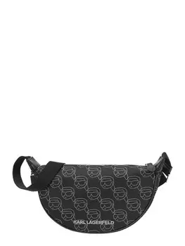 Сумка через плечо Karl Lagerfeld Crossbody Bag IKON, черный
