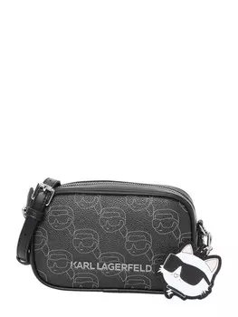 Сумка через плечо Karl Lagerfeld Crossbody Bag IKON, черный