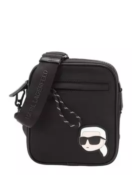 Сумка через плечо Karl Lagerfeld Crossbody Bag IKON, черный