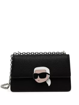 Сумка через плечо Karl Lagerfeld Ikon Lock, черный