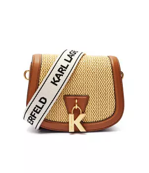 Сумка через плечо Karl Lagerfeld k/lock, коричневый