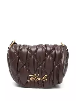 Сумка через плечо Karl Lagerfeld K/Signature Kuilt, коричневый