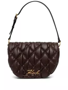 Сумка через плечо Karl Lagerfeld K/Signature Kuilt, коричневый