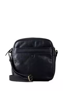 Сумка через плечо KESWICK SMALL REPORTER BAG Lakeland Leather, черный