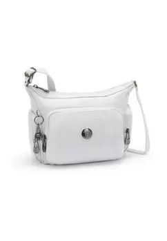 Сумка через плечо Kipling, серебристый