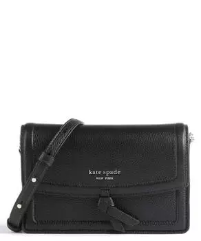 Сумка через плечо Knott из зернистой яловой кожи. Kate Spade New York, черный