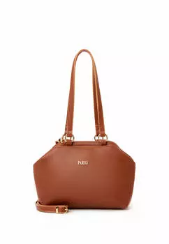 Сумка через плечо коричневого цвета Parigi, коричневый