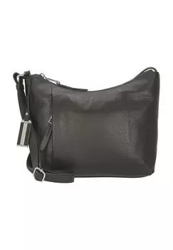 Сумка через плечо, кожаная, однотонная, женская PICARD, черный