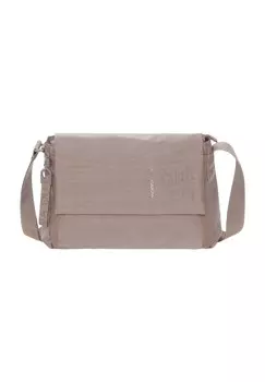 Сумка через плечо, кулон, меланж, женская MANDARINA DUCK, тауп