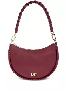 Сумка через плечо Kyla в форме полумесяца с плетеной отделкой Michael Michael Kors, красный