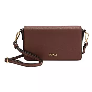 Сумка через плечо L.CREDI Jane, темно-коричневый