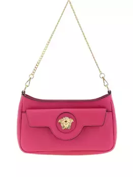 Сумка через плечо La Medusa из телячьей кожи VERSACE, розовый