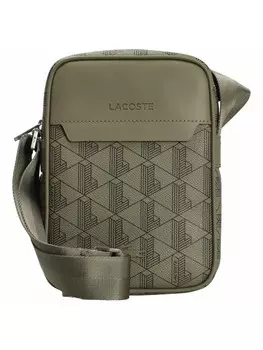 Сумка через плечо Lacoste 215 cm, цвет mono kaki noir