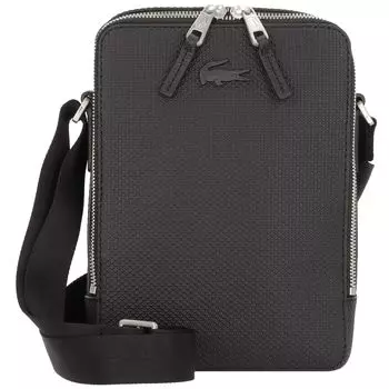 Сумка через плечо Lacoste Chantaco Umhngetasche Leder 17 см, цвет noir
