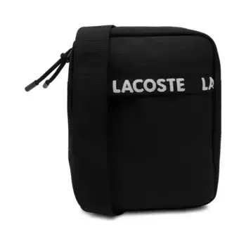 Сумка через плечо Lacoste, черный