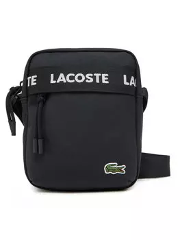 Сумка через плечо Lacoste, черный
