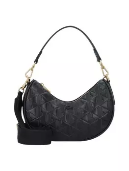 Сумка через плечо Lacoste Leder 24 cm, цвет noir