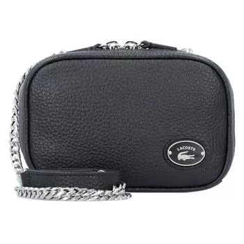 Сумка через плечо Lacoste Origin Croc Umhngetasche Leder 16 см, цвет noir
