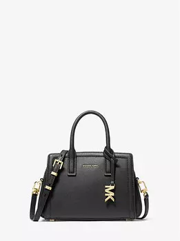 Сумка через плечо Laila очень маленького размера из кожи Michael Kors, черный