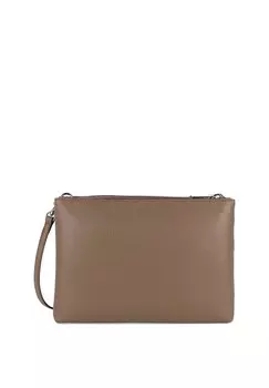 Сумка через плечо LANCASTER, серо-коричневый