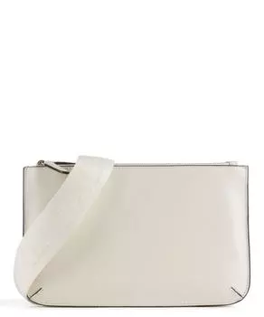 Сумка через плечо Landyn из мелкозернистой яловой кожи Lauren Ralph Lauren, белый