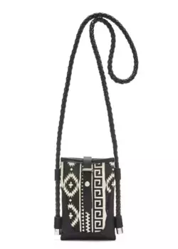 Сумка через плечо LASCANA, в этническом стиле, сумка для мобильного телефона, мини-сумка, через плечо VEGAN, бежевый