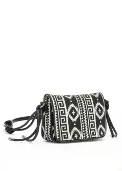 Сумка через плечо LASCANA, в этническом стиле, мини-сумка, сумочка, сумка через плечо, сумка-тоут VEGAN, бежевый