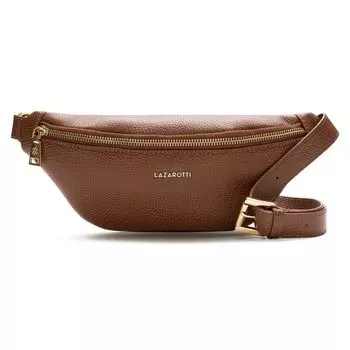 Сумка через плечо Lazarotti Bologna Leather Grteltasche Leder 31 см, коричневый