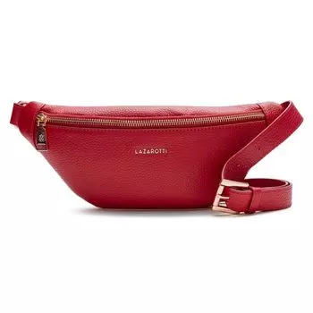 Сумка через плечо Lazarotti Bologna Leather Grteltasche Leder 31 см, красный