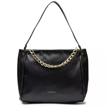Сумка через плечо Lazarotti Milano Leather Leder 41 cm, черный