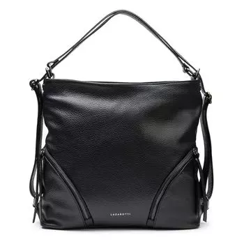 Сумка через плечо Lazarotti Milano Leather Leder 36 cm, черный