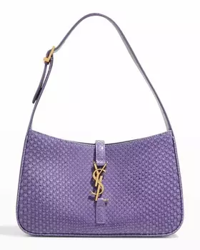 Сумка через плечо Le 5 A 7 Python Saint Laurent