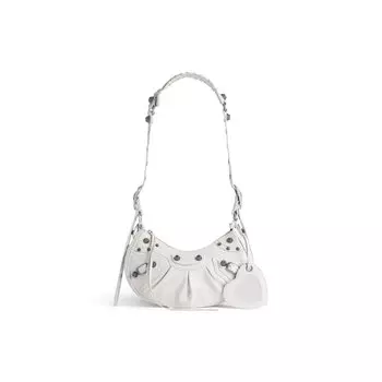 Сумка через плечо Le Cagole XS BALENCIAGA, белый